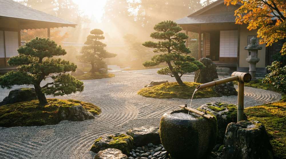 国产视频植物视频-日式庭院植物